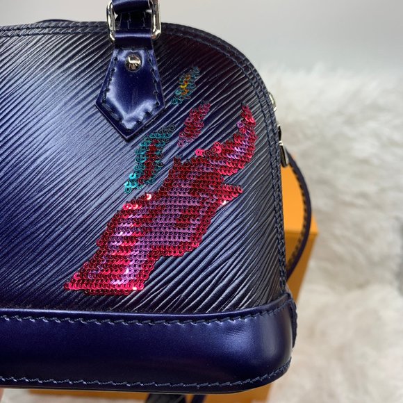 ❌SOLD❌🔥 LOUIS VUITTON Epi Sequins Flame Alma Nano - Picture 6 of 8